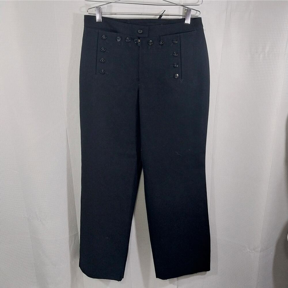 U.S. NAVY ISSUE! AUTHENTIC DOUBLE BUTTON FRONT/HIDDEN ZIP DEFENSE PANTS! SZ 12R - Picture 2 of 13